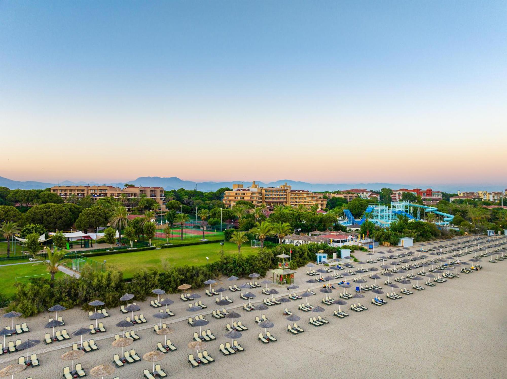 Asteria Family Resort Belek Αττάλεια Εξωτερικό φωτογραφία Aerial view of the beach