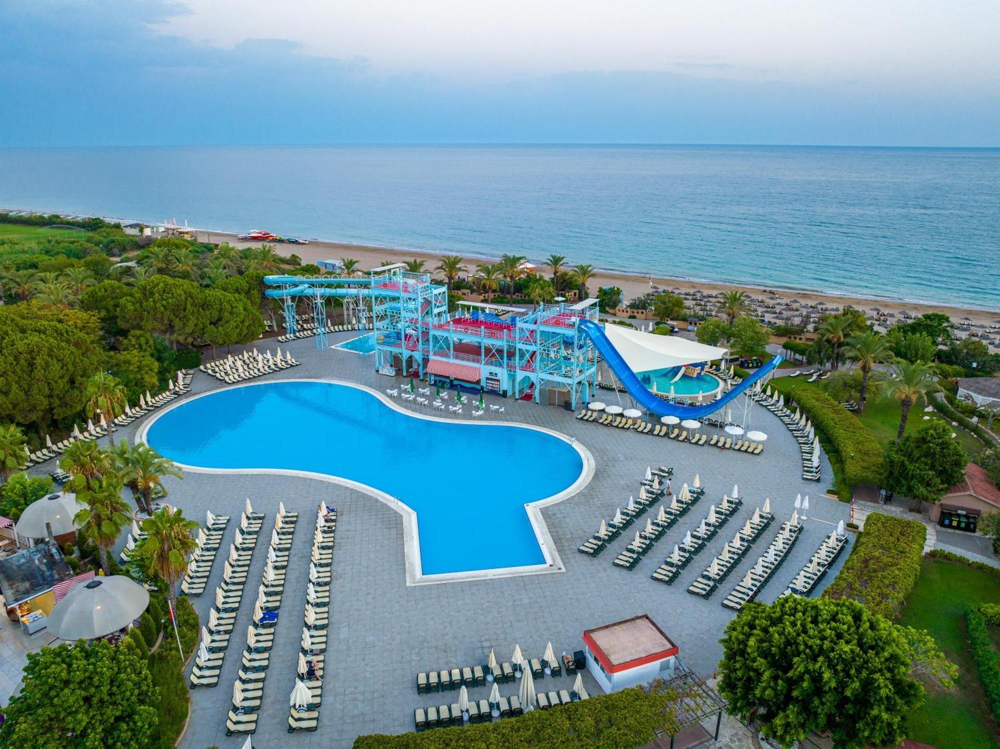 Asteria Family Resort Belek Αττάλεια Εξωτερικό φωτογραφία Aerial view of the water park